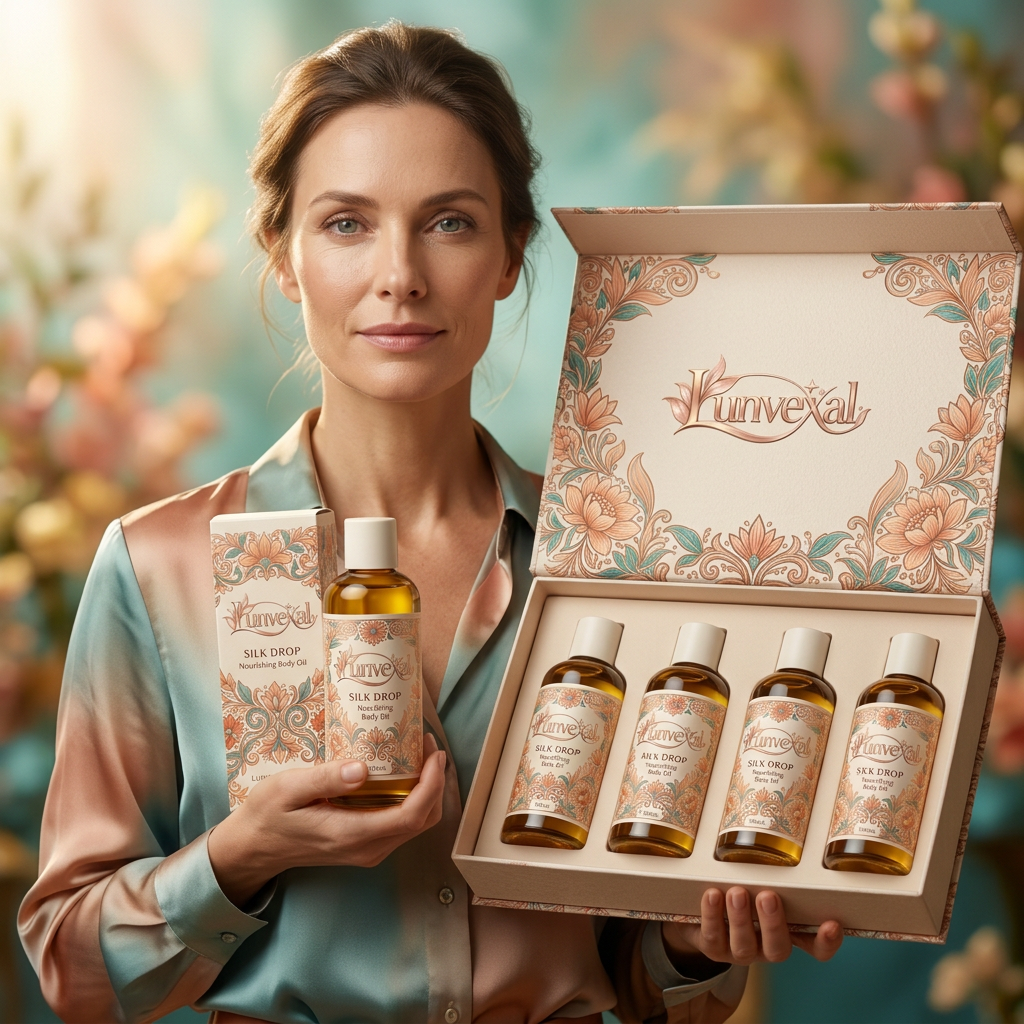 Silk Drop Nourishing Body Oil with Squalane and Jojoba Oil — 100 mL