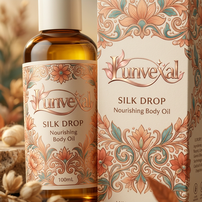 Silk Drop Nourishing Body Oil with Squalane and Jojoba Oil — 100 mL