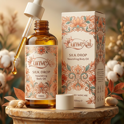 Silk Drop Nourishing Body Oil with Squalane and Jojoba Oil — 100 mL